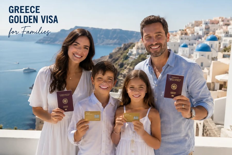 Greece Golden Visa for Families: How to Obtain Residency for Multiple Generations at Once