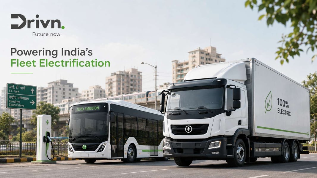 How Drivn’s Sustainable EV Leasing Solutions Are Powering India’s Fleet Electrification