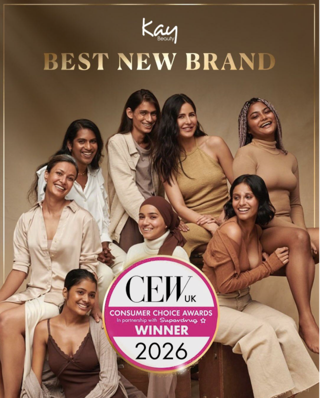 Within a Year of Launching in the UK with Space NK, Kay Beauty Wins a Prestigious Honour at the CEW UK Beauty Awards 2026