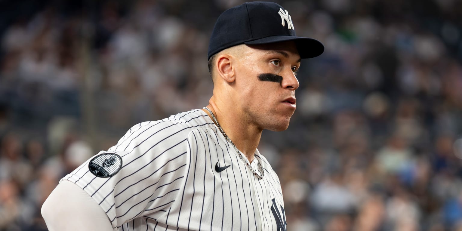 Aaron Judge during a 2026 New York Yankees game