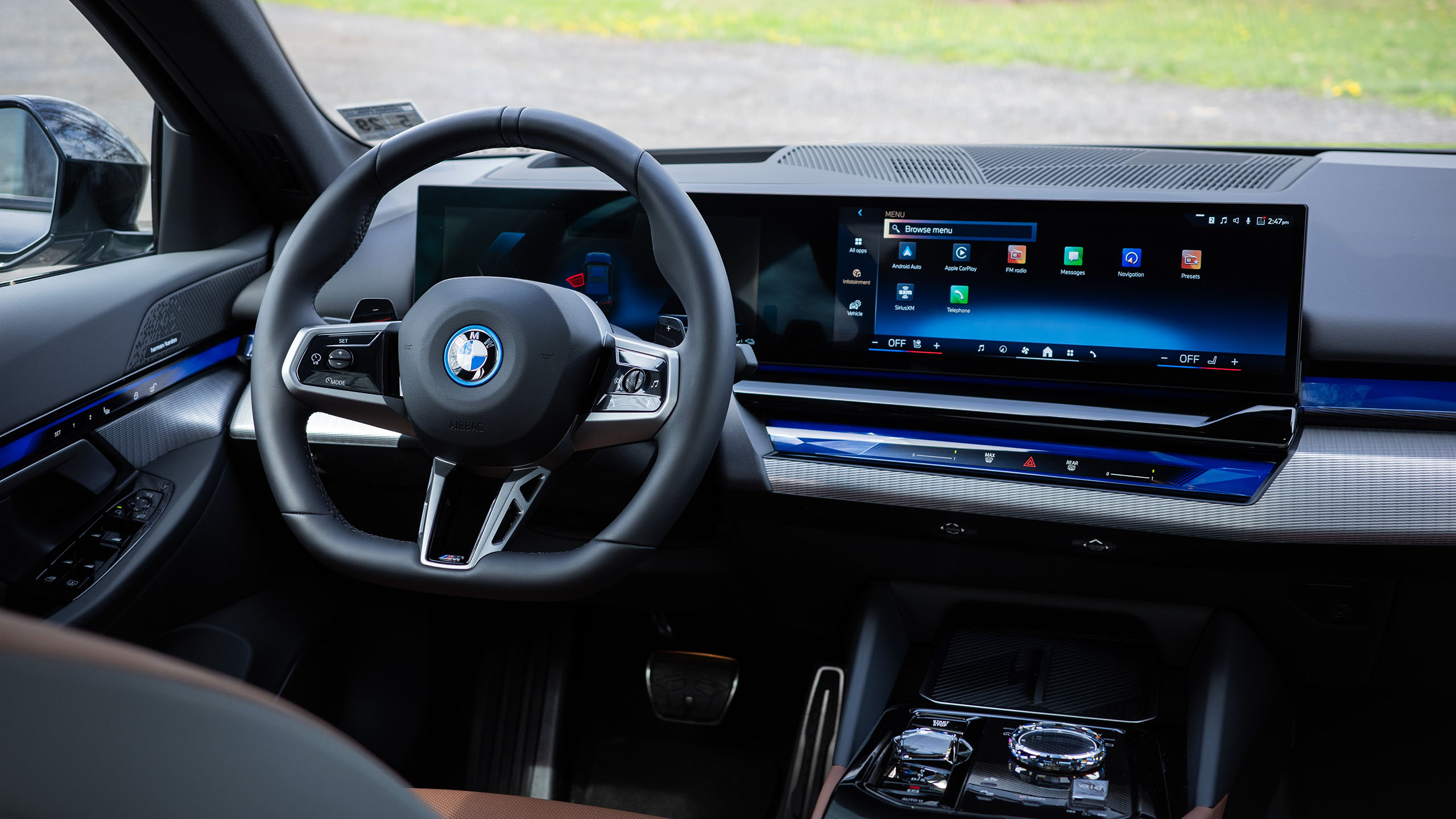 BMW 550e on the road representing automotive industry facing AI-driven memory chip shortage
