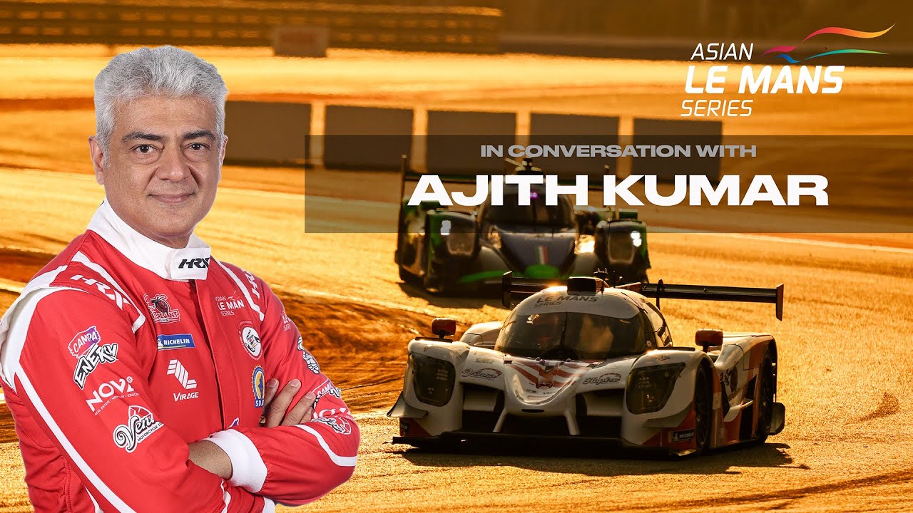 Ajith Kumar discusses his racing career at the Asian Le Mans Series