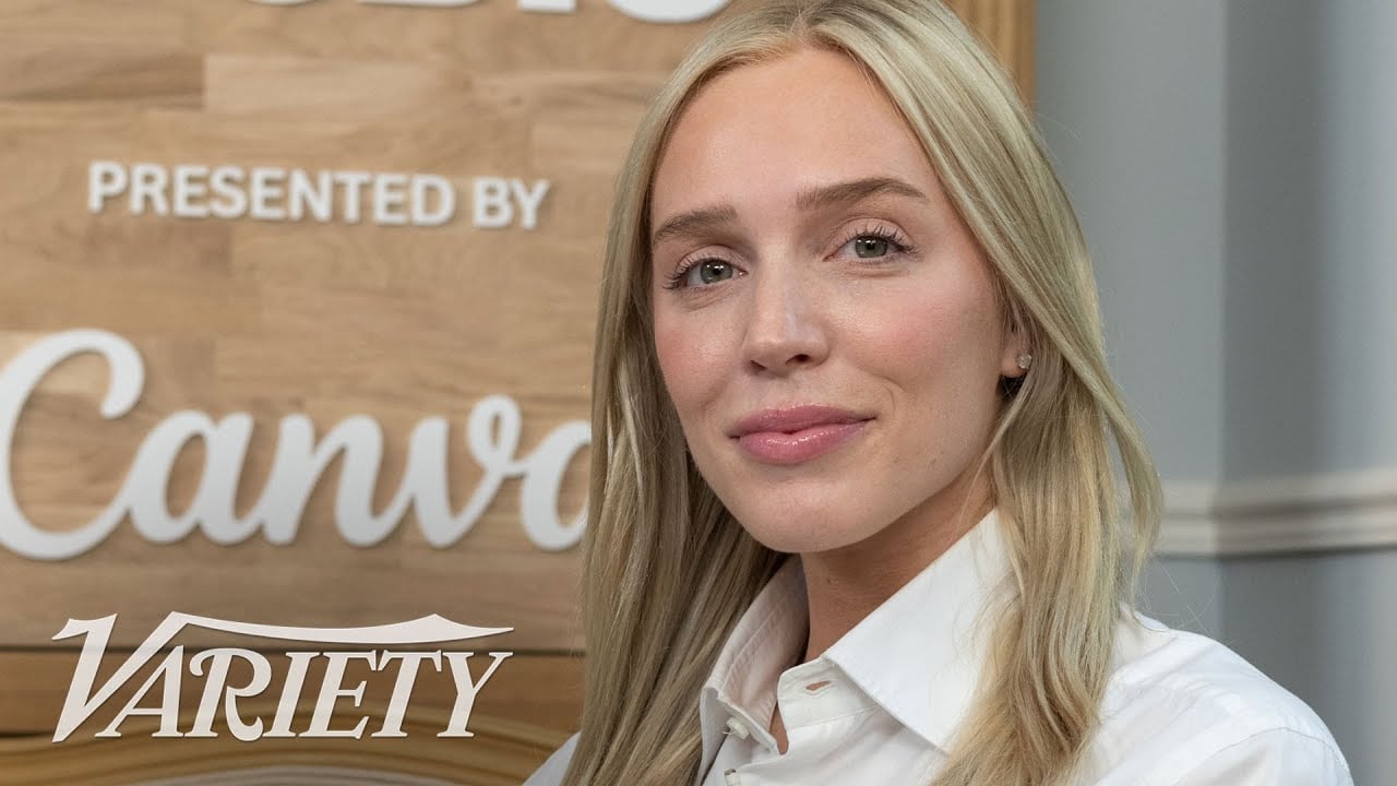 Alex Cooper Call Her Daddy host speaking at Cannes Lions advertising festival