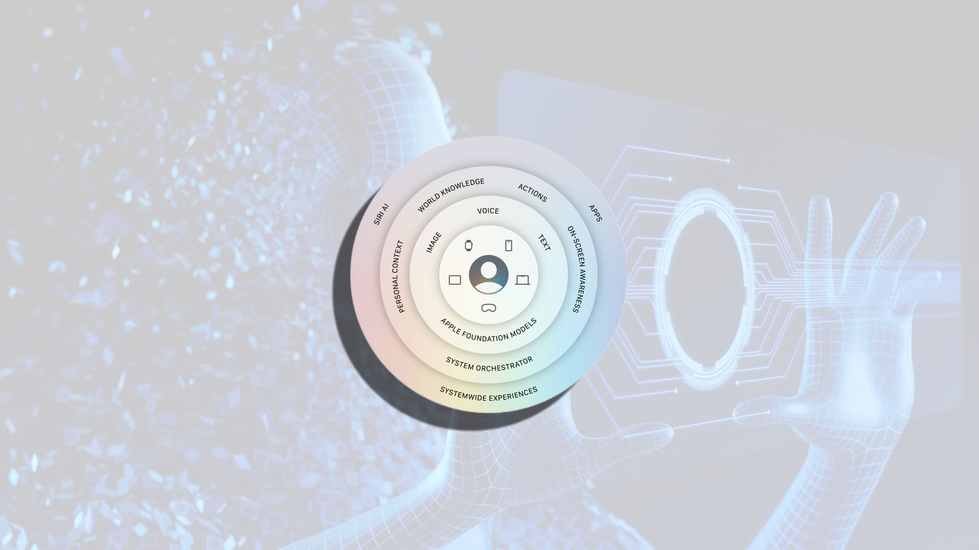 Apple AI agent concept competing with OpenClaw across iPhone iPad and Mac
