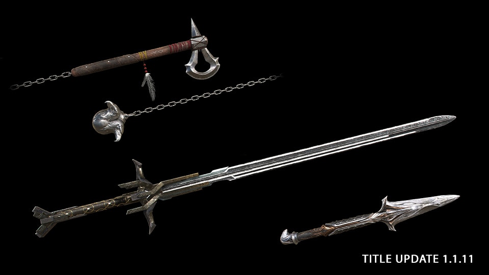 Assassin's Creed Shadows Domains exclusive endgame rewards weapons armor Ubisoft