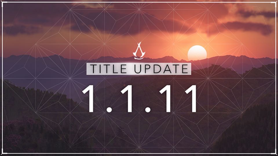 Assassin's Creed Shadows final Title Update 1.1.11 key art Domains June 2026 Ubisoft