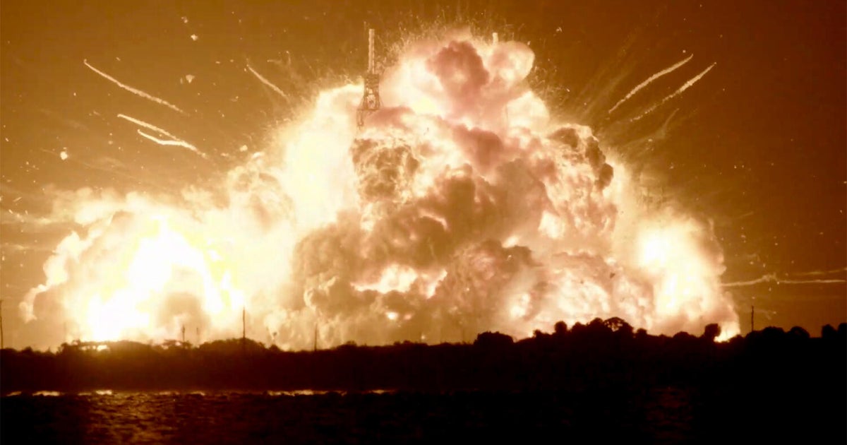 Damage at Launch Complex 36 Cape Canaveral after Blue Origin New Glenn rocket explosion May 28 2026