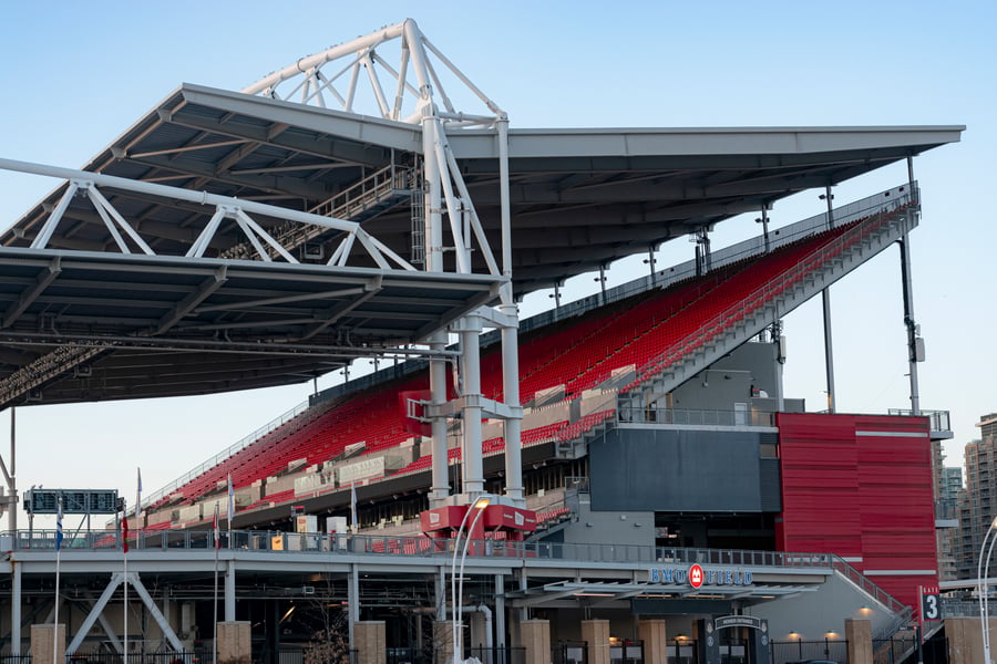 BMO Field in Toronto, where Canada drew Bosnia and Herzegovina 1-1 in their World Cup opener