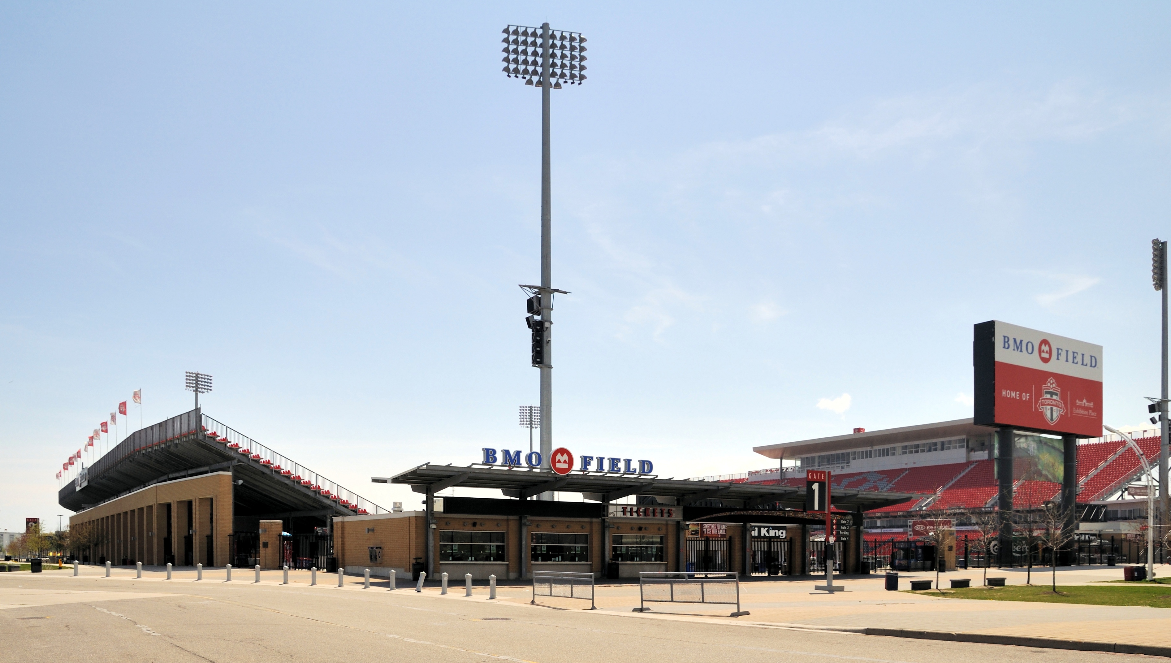 BMO Field in Toronto, the venue for Ghana's World Cup opener that Thomas Partey is barred from entering Canada to play