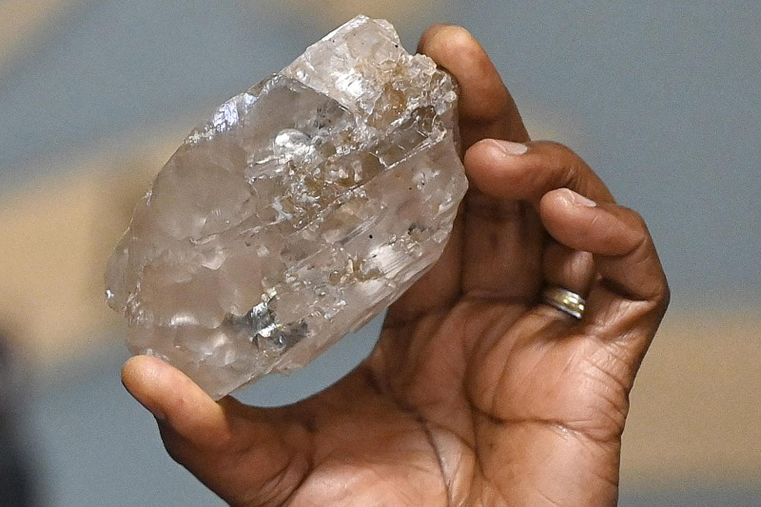 The 2,492-carat diamond unveiled in Botswana in 2024, the second-largest ever found