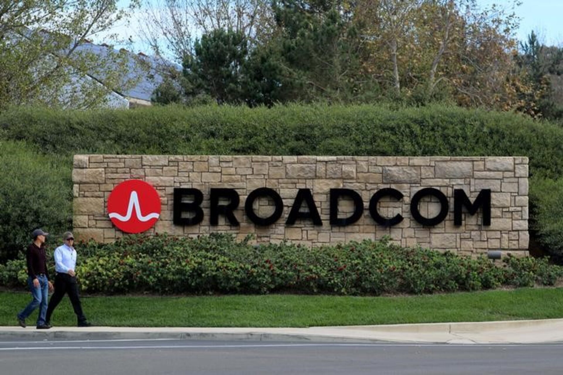 Broadcom AVGO stock chart showing sharp decline after Q3 AI chip revenue guidance fell short of Wall Street expectations June 2026