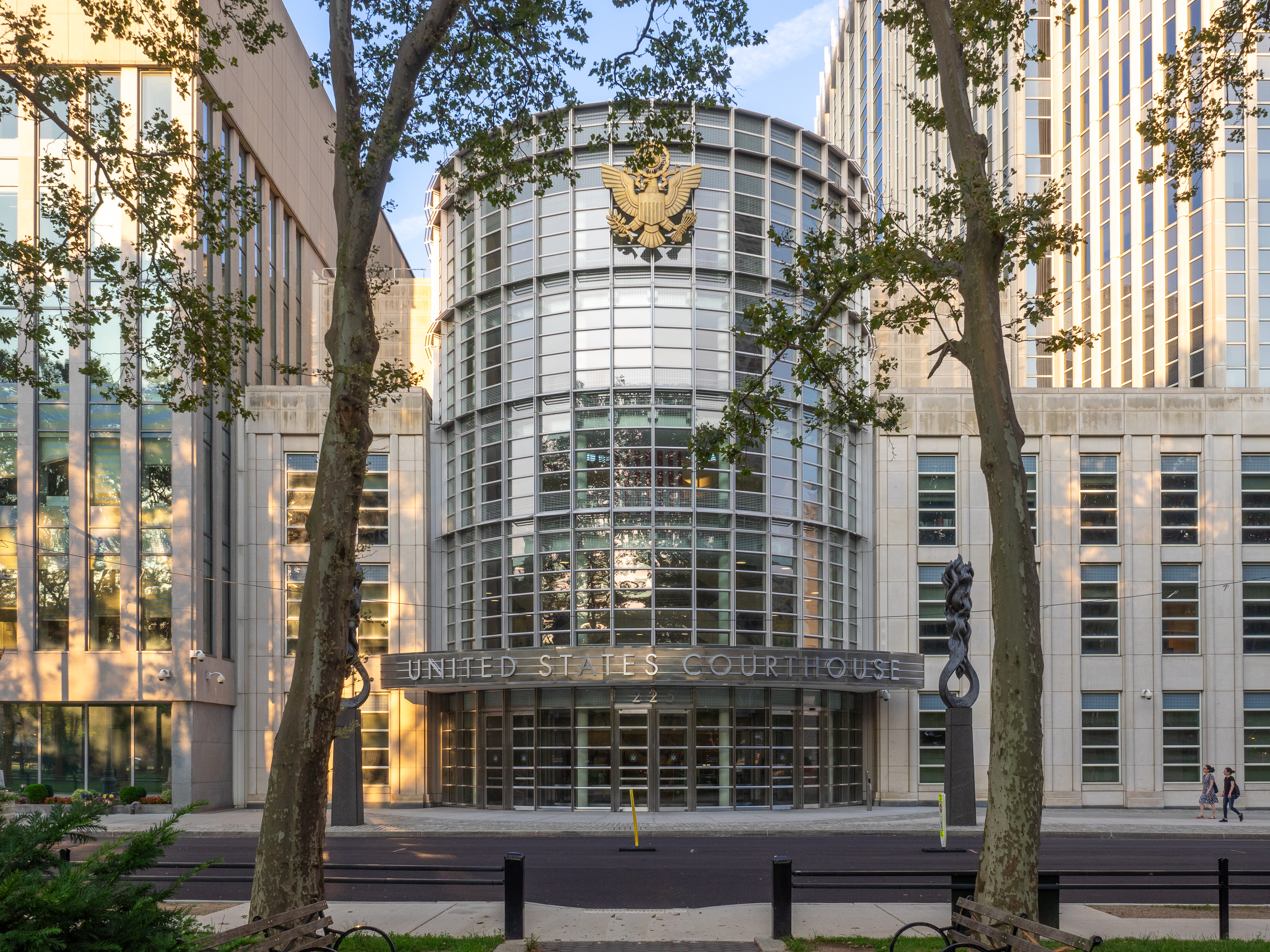 The United States Courthouse for the Eastern District of New York in Brooklyn, where Judge Brian Cogan approved the swipe fee settlement