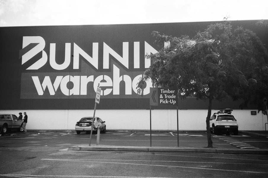 A Bunnings Warehouse hardware store, illustrating the retailer's move into AI shopping