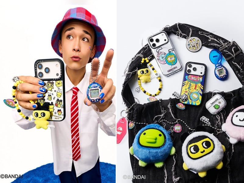 CASETiFY x Tamagotchi Travel luggage and accessories collection 2026