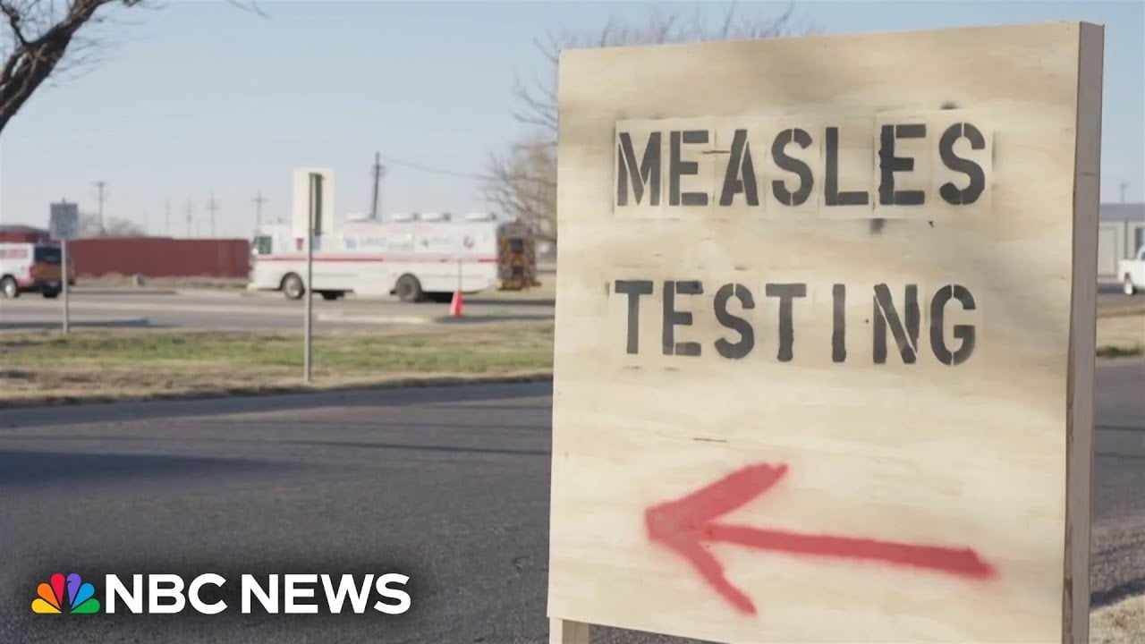 NBC News reports on the CDC's measles task force deployed at the Texas outbreak epicenter during the 2025-2026 US measles crisis