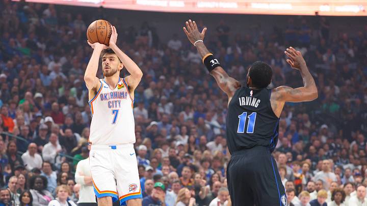 Chet Holmgren Oklahoma City Thunder center shooting in NBA playoffs