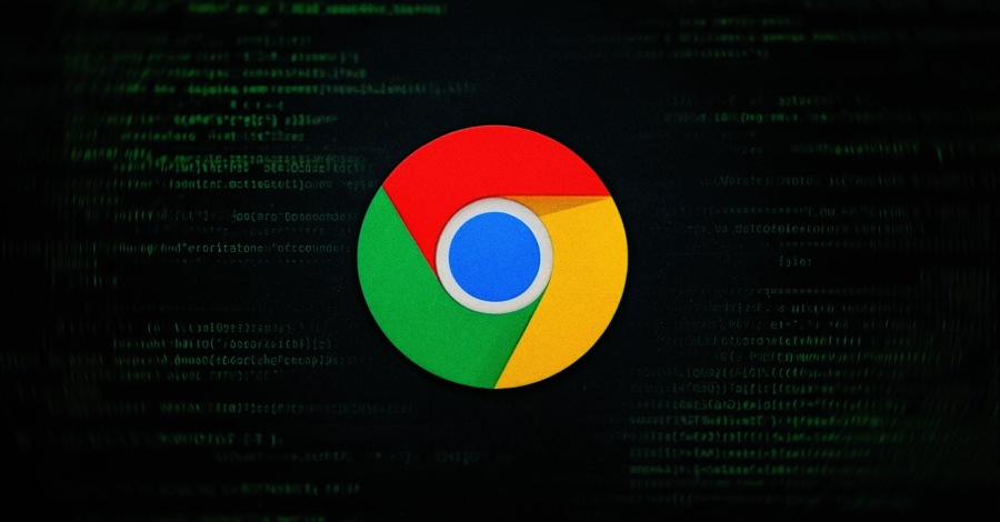 Chrome browser logo with security warning overlay representing CVE-2026-11645 V8 zero-day vulnerability