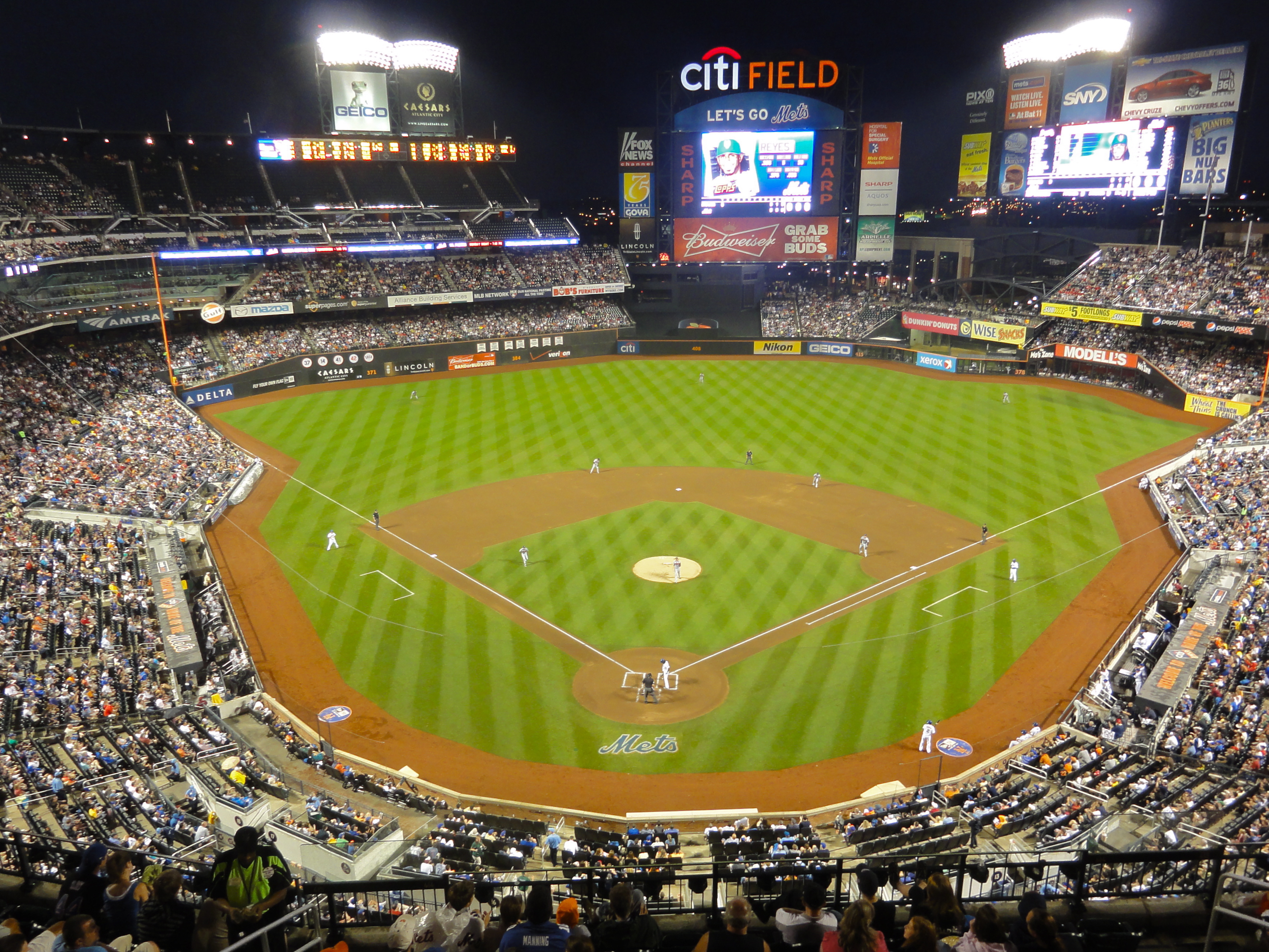 Citi Field, the New York Mets ballpark where the Braves beat the Mets 3-1