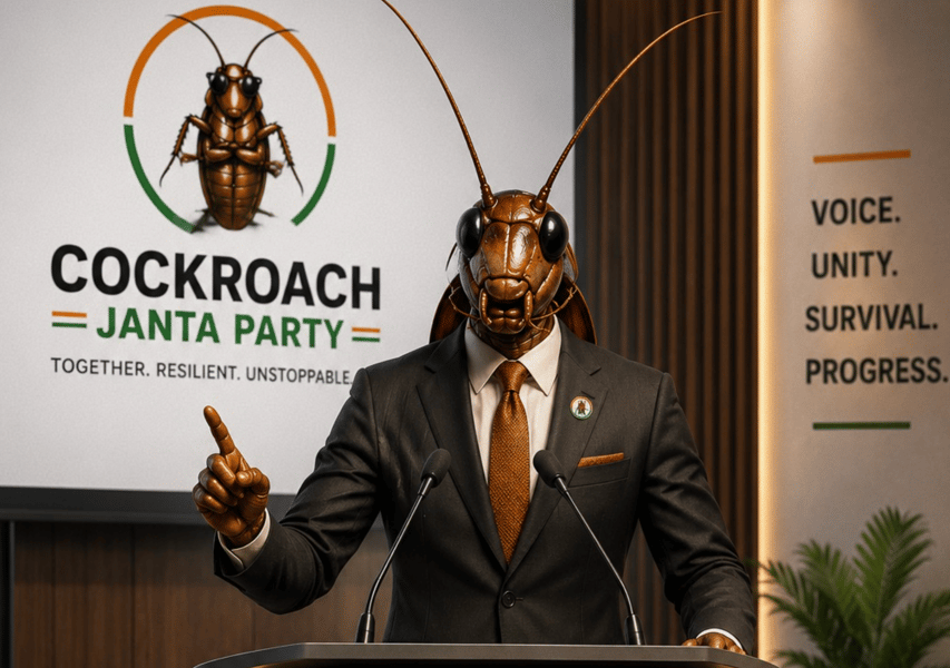 Cockroach Janta Party founder Abhijeet Dipke announces NEET protest at Jantar Mantar Delhi