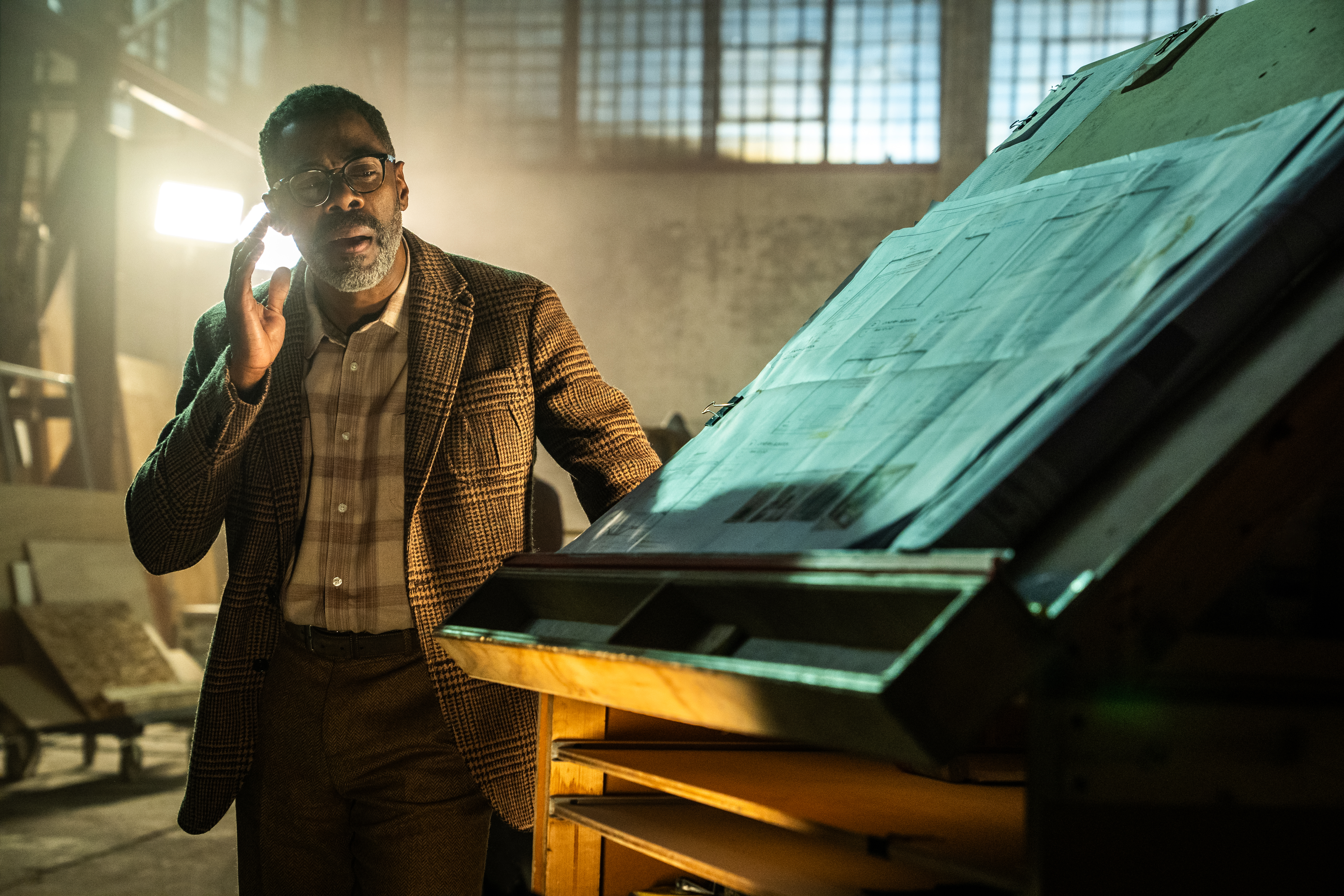 Colman Domingo as Hugo in Steven Spielberg's Disclosure Day 2026