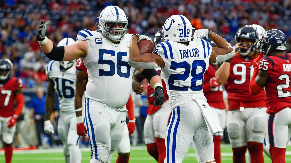 Jonathan Taylor and Quenton Nelson of the Indianapolis Colts, both entering contract years in 2026