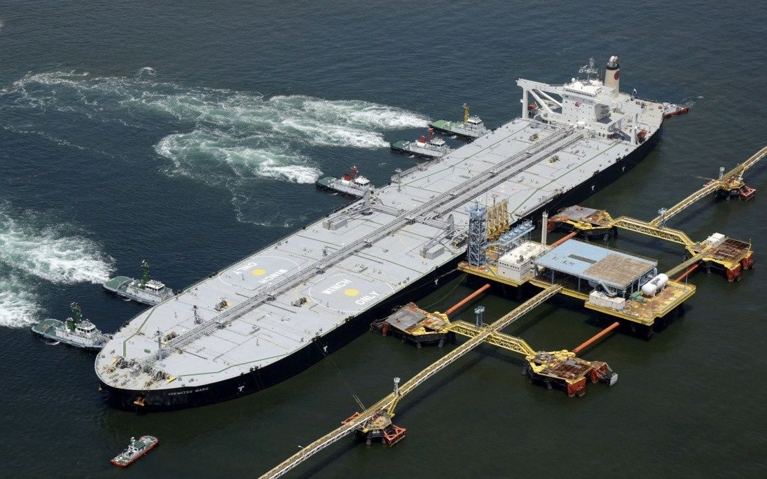 Eneos Endeavor oil tanker arriving at Kiire Terminal Japan after Hormuz transit