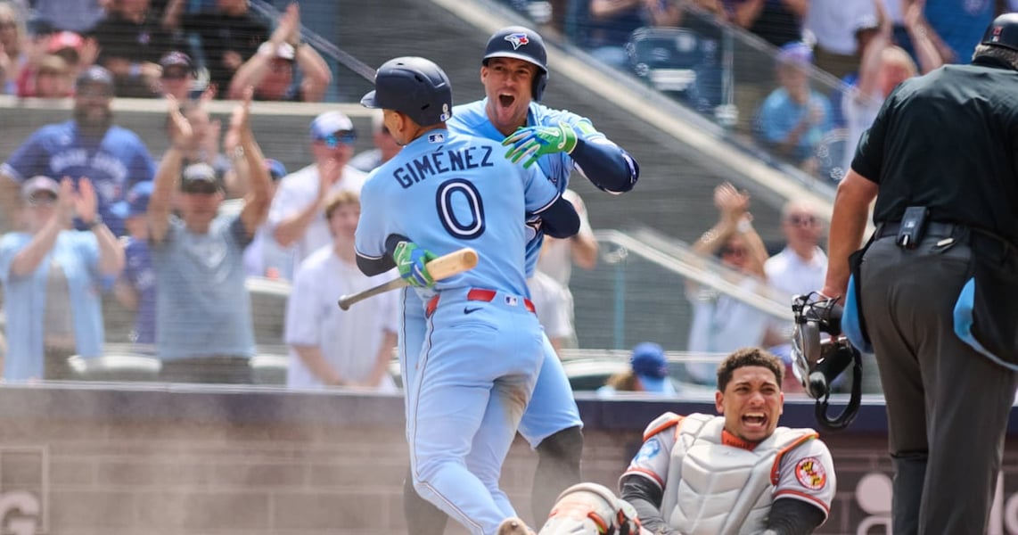 Ernie Clement Blue Jays Rogers Centre Rogers Centre sixth inning rally Baltimore Orioles