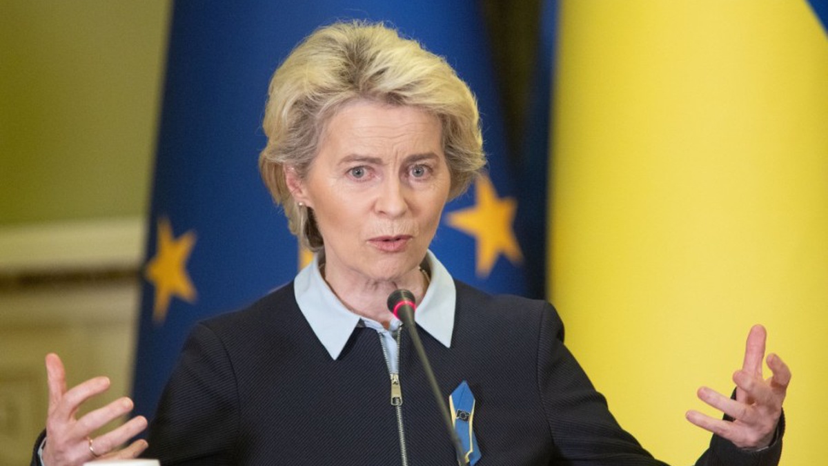 European Commission President Ursula von der Leyen announces EU 21st Russia sanctions package including first-ever full ban on foreign crypto exchanges