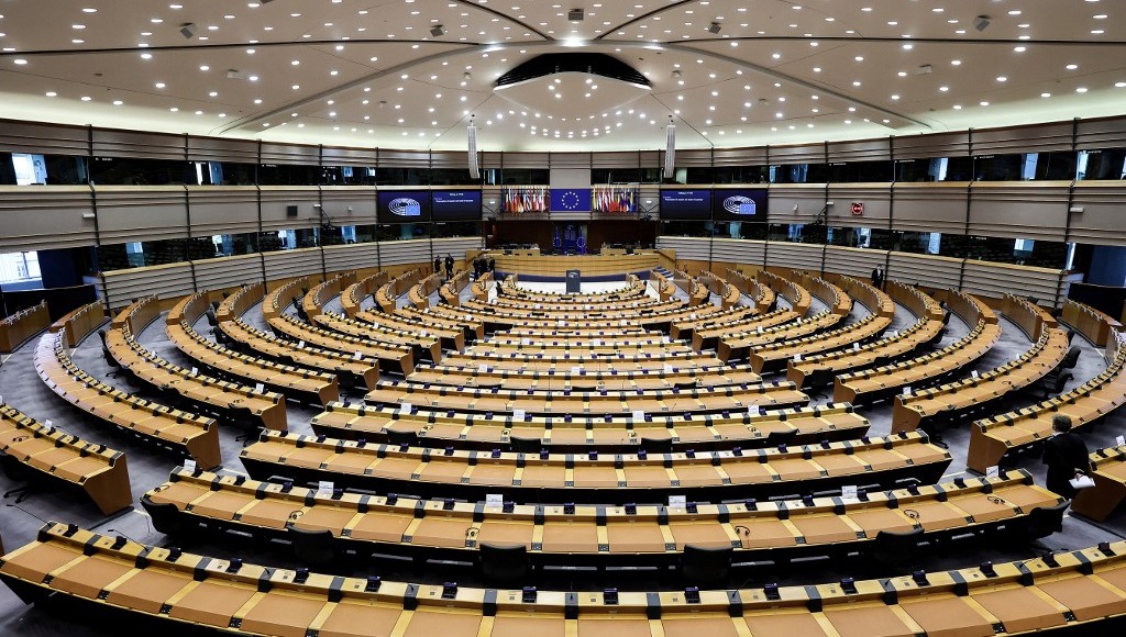 European Parliament plenary chamber Strasbourg Turkey Gurlek sanctions vote June 2026