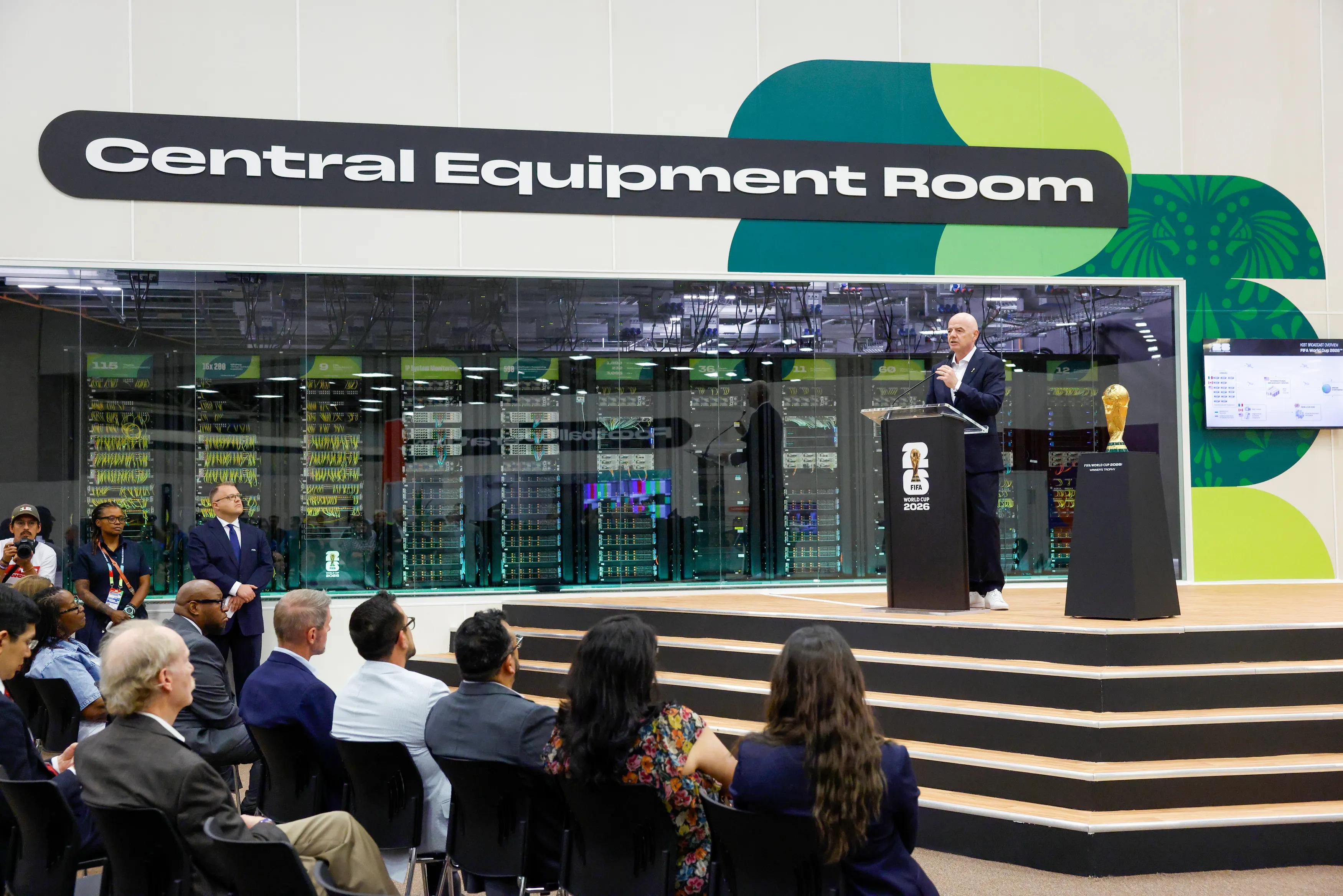 FIFA World Cup 2026 International Broadcast Centre in Dallas where the VAR room operates
