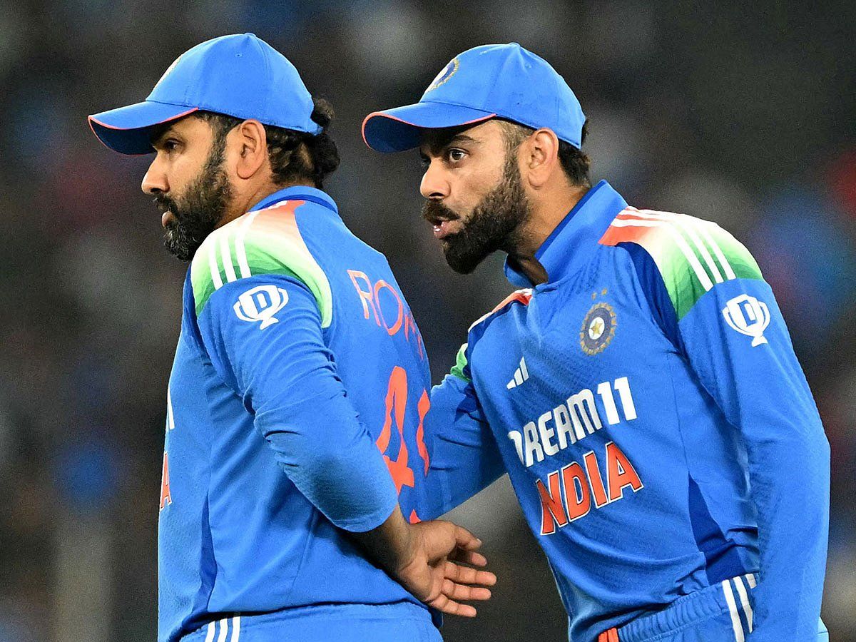 Gautam Gambhir speaks to India players during a coaching session as questions mount over ODI World Cup 2027 planning