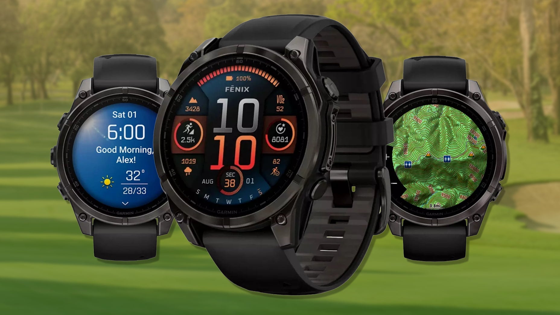 Garmin smartwatch lineup including Fenix 8 ahead of Prime Day 2026 deals