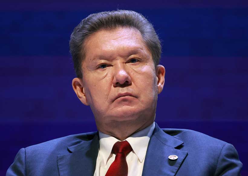 Gazprom CEO Alexey Miller at St Petersburg International Economic Forum SPIEF 2026