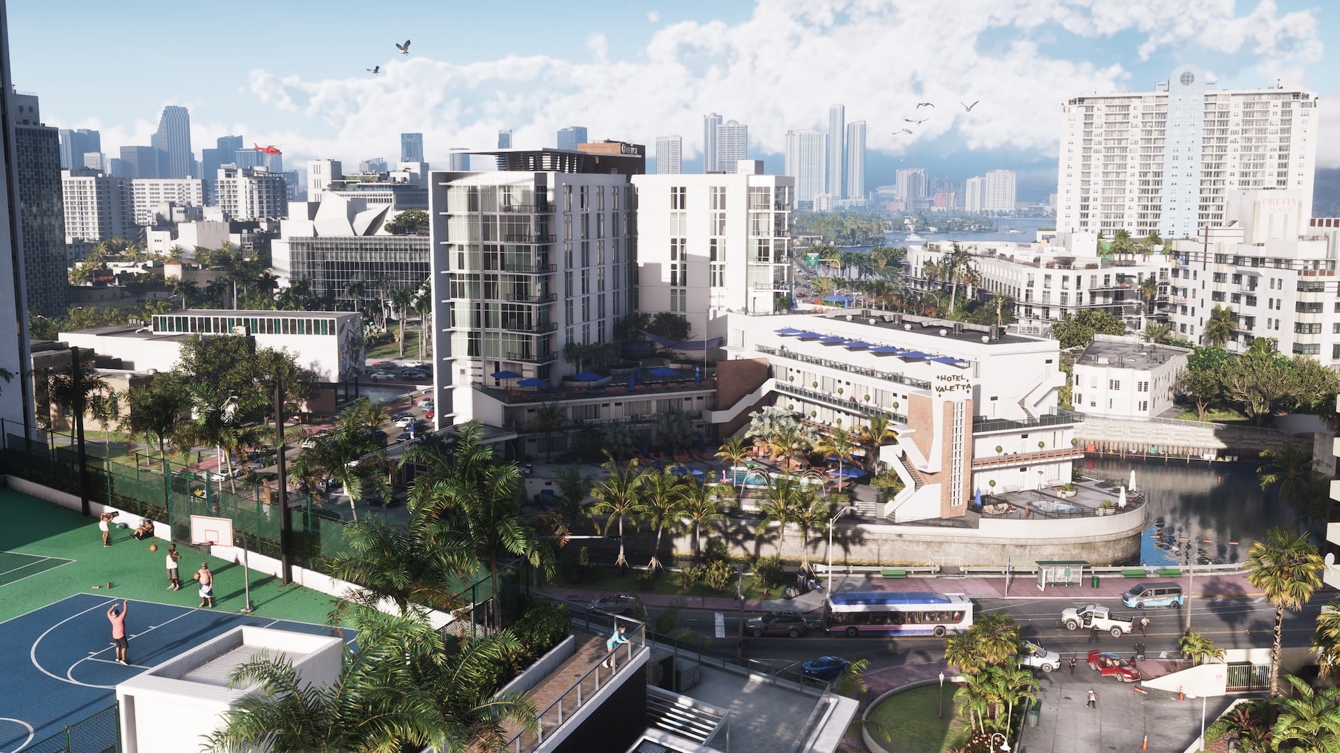GTA 6 promotional screenshot used to illustrate AI vibe coding clone project by Ziwen Xu
