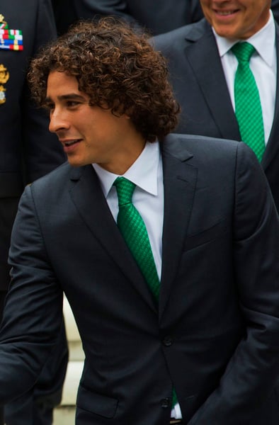 Guillermo Ochoa in action for Mexico, the goalkeeper who appeared in a record sixth FIFA World Cup in 2026