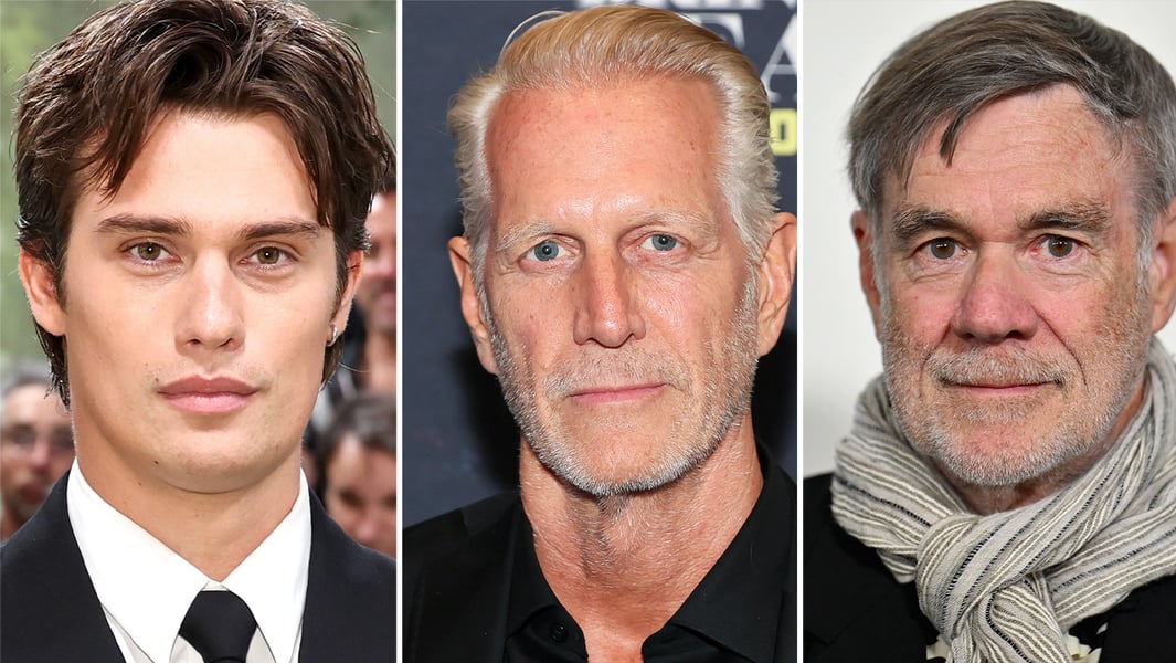 Nicholas Galitzine, Hoyt Richards and Gus Van Sant, the team behind the untitled supermodel biopic