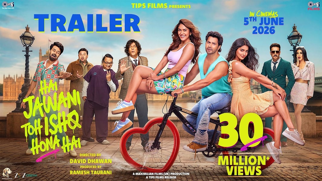 Varun Dhawan in Hai Jawani Toh Ishq Hona Hai, David Dhawan's romantic comedy