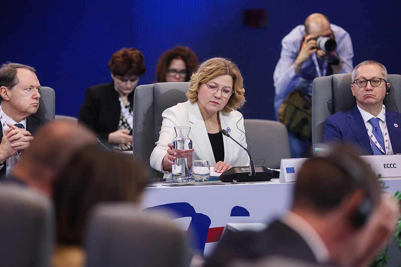 Henna Virkkunen Executive Vice-President for Tech Sovereignty at an informal EU Telecoms Ministers meeting ahead of the June 2026 EU Tech Sovereignty Package announcement