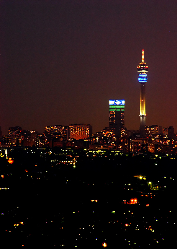 Hillbrow Tower in Johannesburg, South Africa, neighborhood targeted in Operation Dudula marches