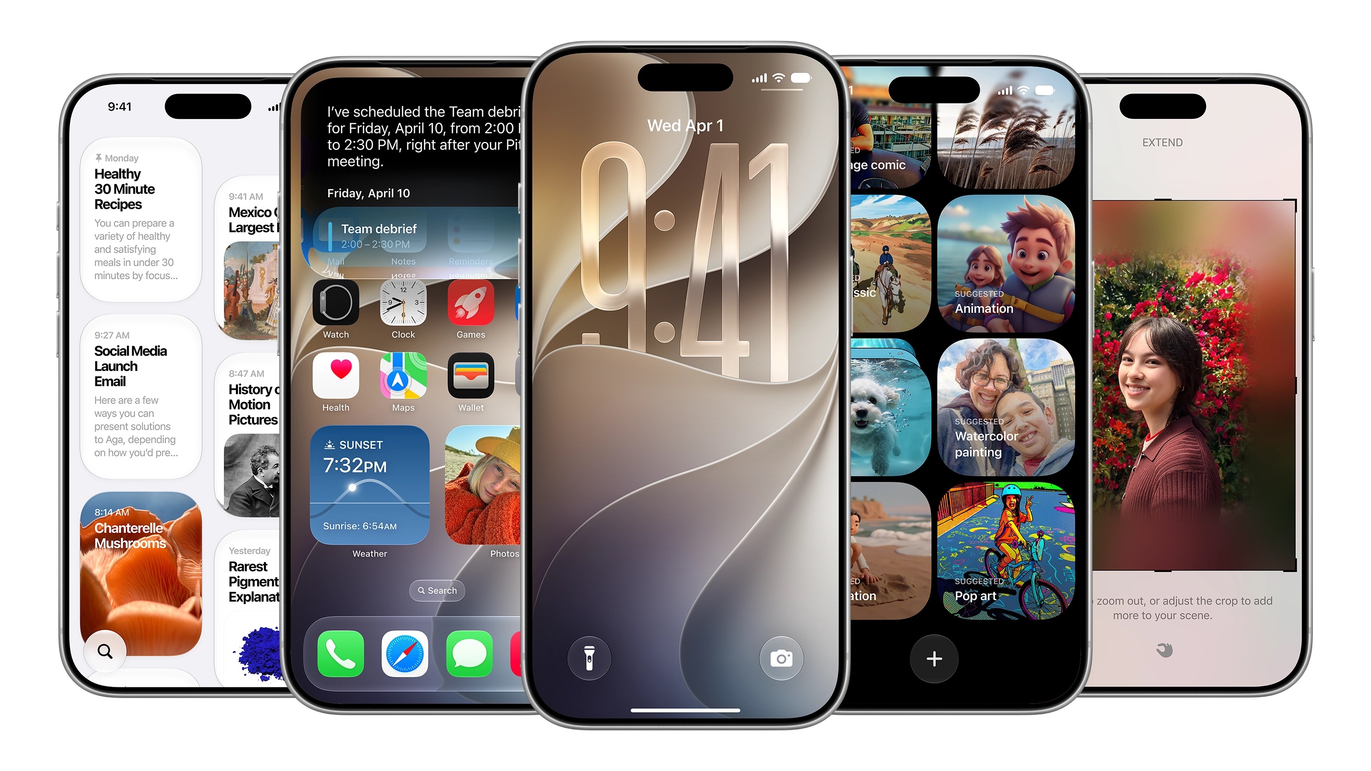 iOS 27 software interface showing new iPhone features from WWDC 2026