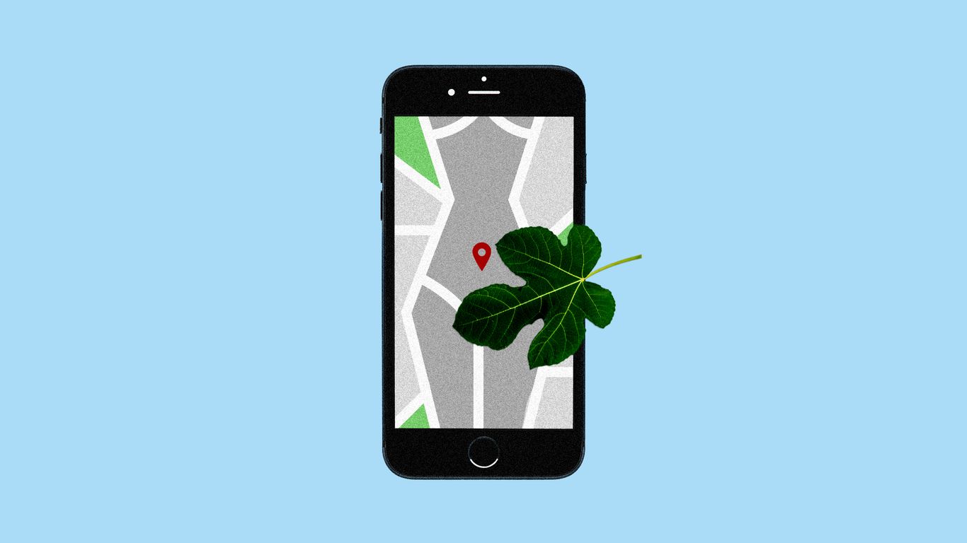 Illustration depicting the relationship between smartphone use and declining birth rates in the United States