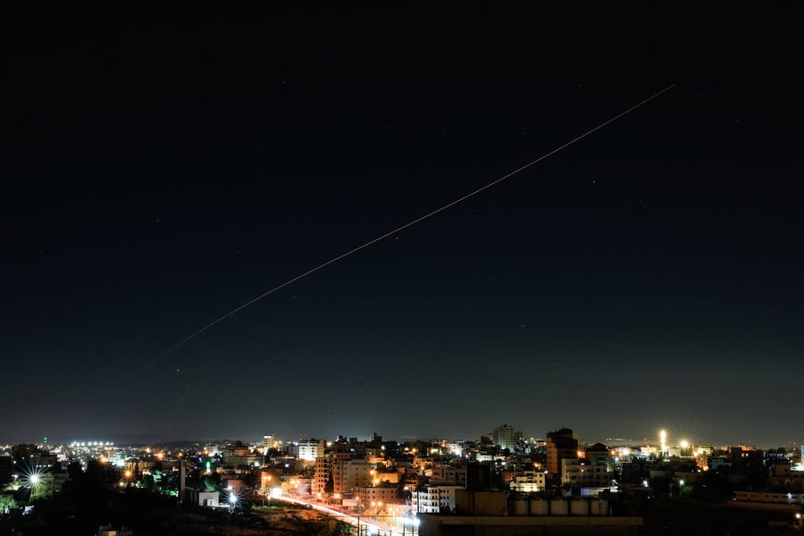 Iranian missile wreckage near Jericho in the West Bank after Iran-Israel missile exchange June 8 2026
