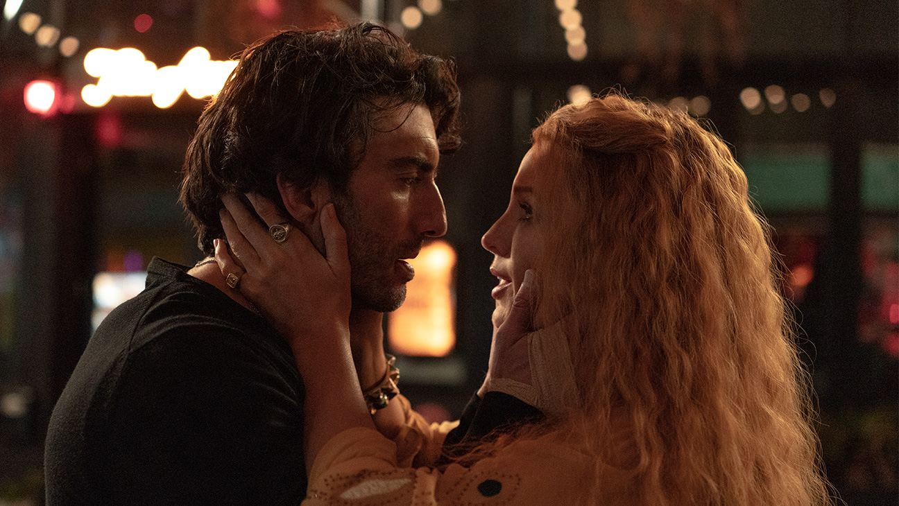 Blake Lively and Justin Baldoni in a publicity still from the 2024 Sony Pictures film It Ends With Us
