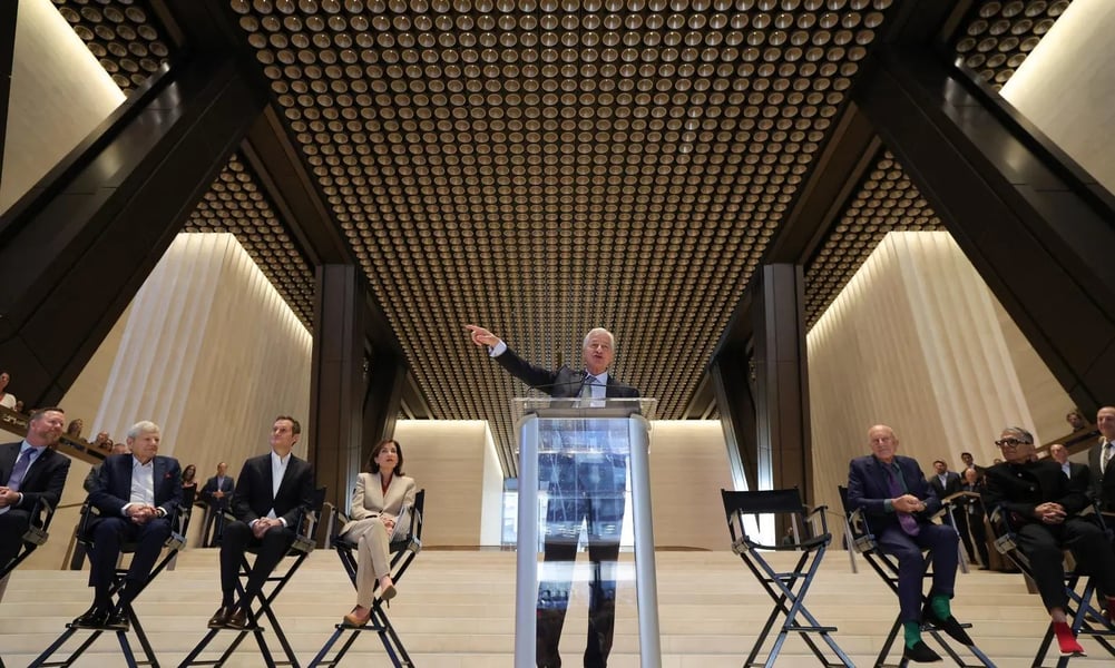JPMorgan CEO Jamie Dimon at bank headquarters where he hosted the SpaceX IPO roadshow for 2,500 wealthy clients across 26 US states