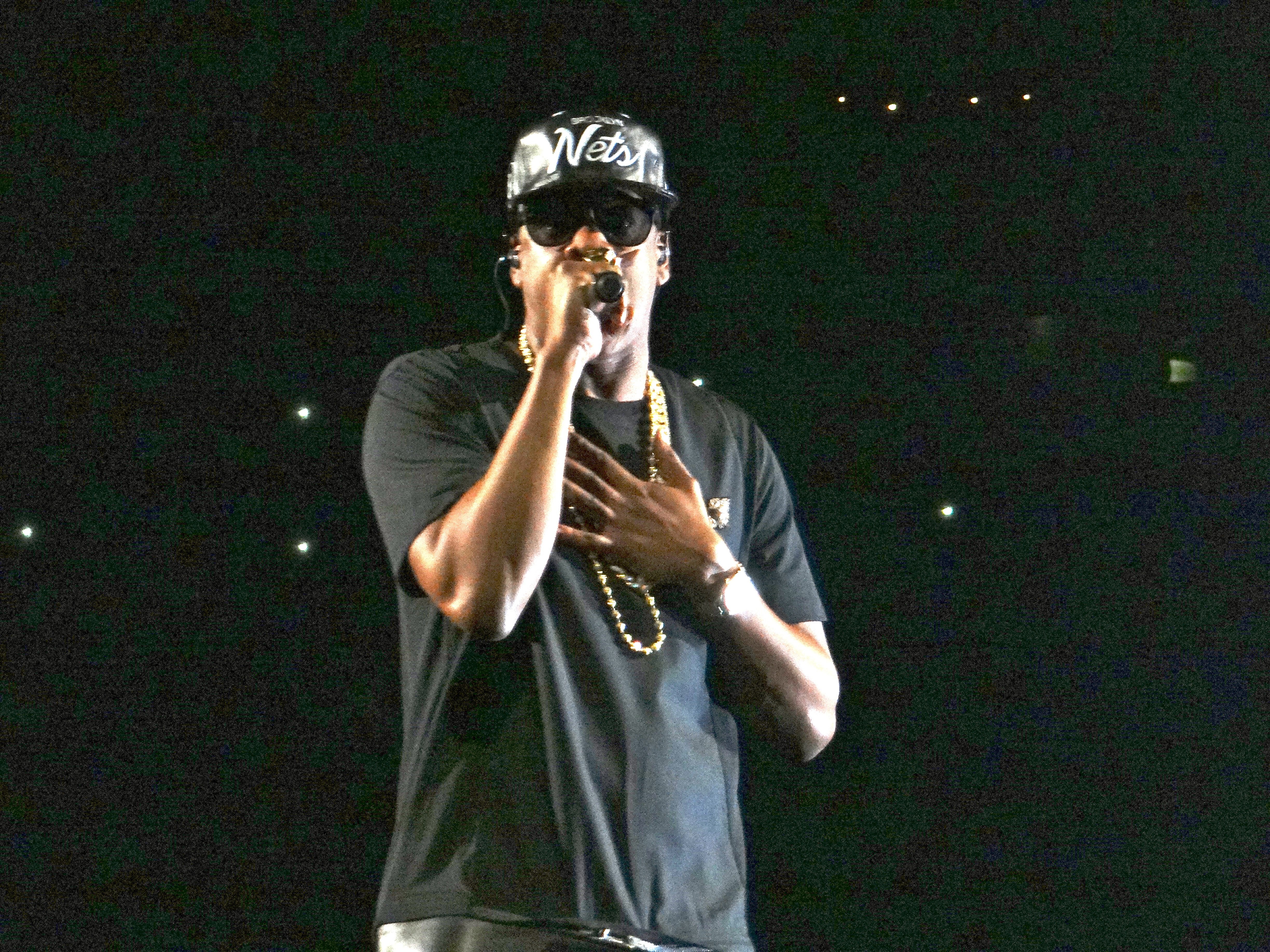 JAY-Z performing live, marking the 30th anniversary of Reasonable Doubt