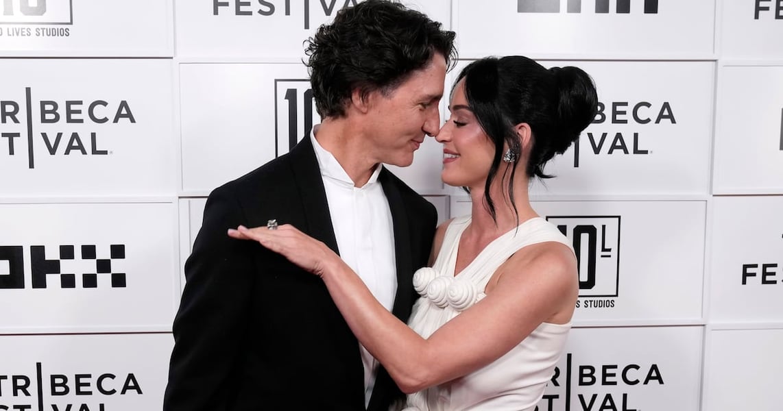 Katy Perry and Justin Trudeau at their red-carpet debut as a couple at the Tribeca Festival