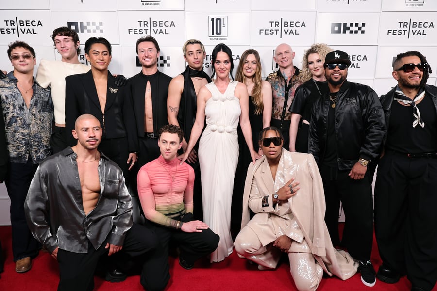Katy Perry at the premiere of The Lifetimes Tour Live from Paris at the 2026 Tribeca Festival in New York on June 8 2026