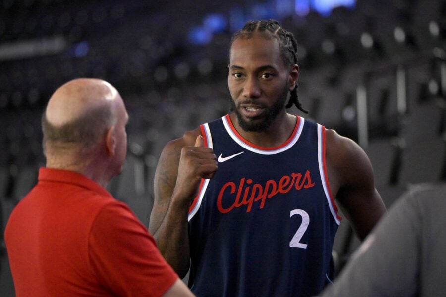 Kawhi Leonard of the Los Angeles Clippers amid the NBA's Aspiration salary-cap investigation