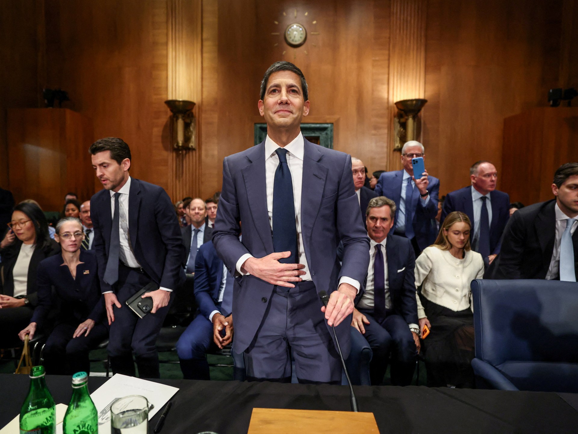 Kevin Warsh testifies at his Senate confirmation hearing to become Federal Reserve chairman, April 2026