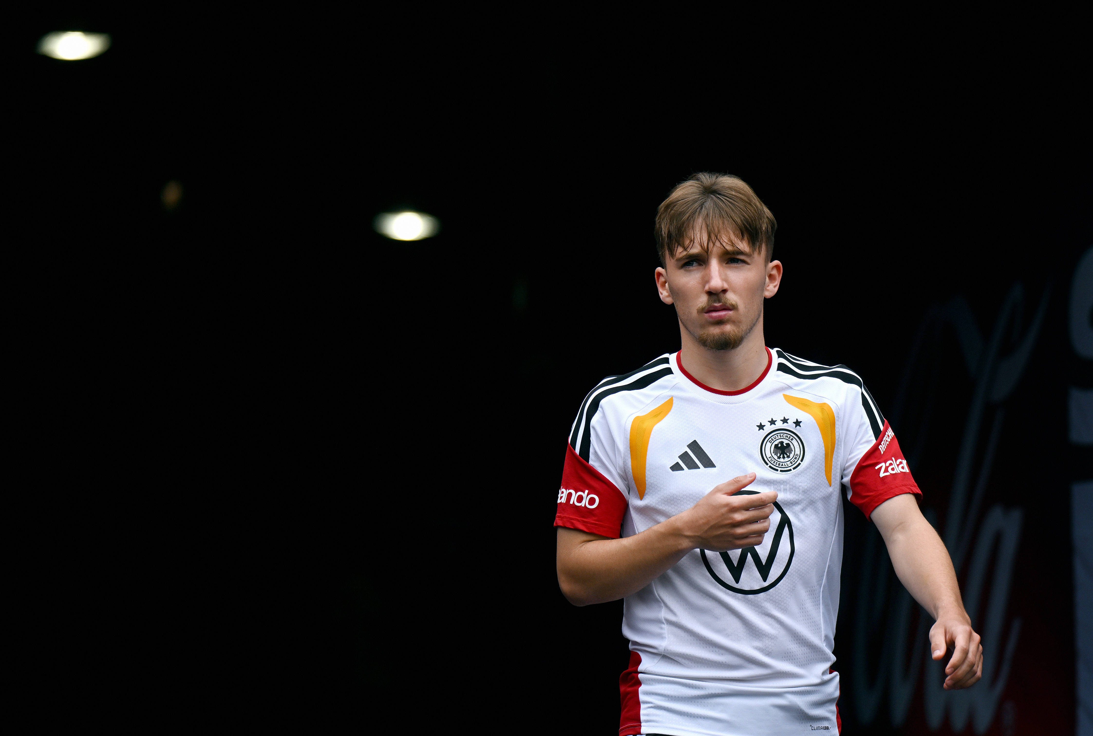 Lennart Karl of Bayern Munich and Germany, ruled out of the 2026 World Cup with a thigh injury